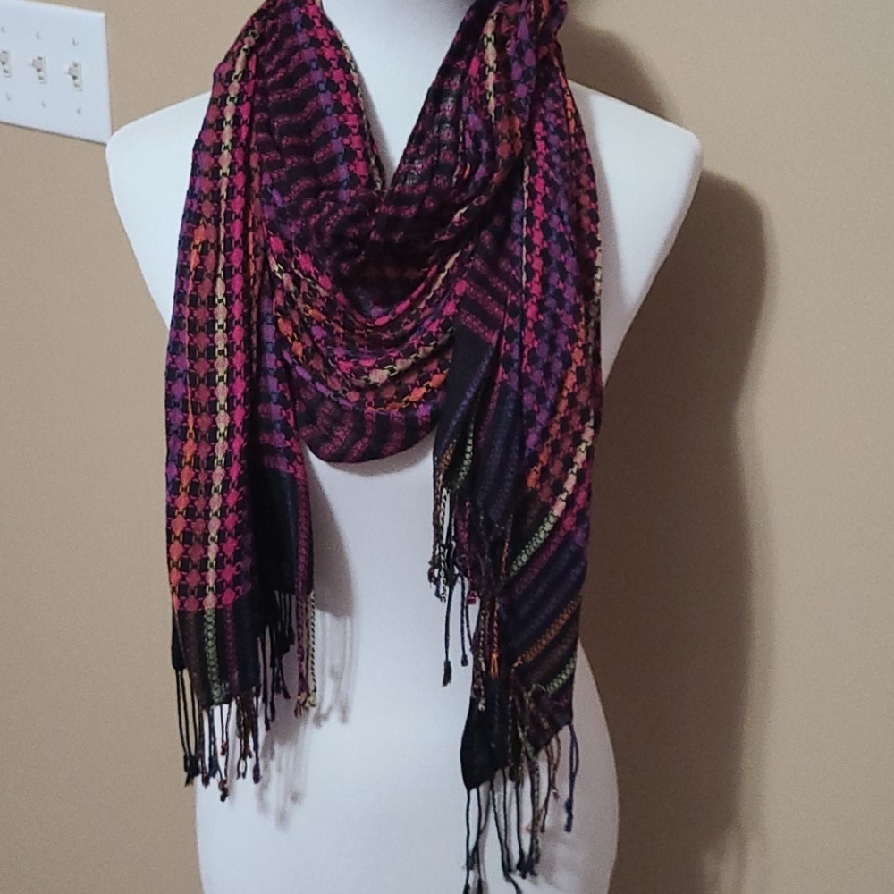 Christopher and Banks multi colored scarf. Long.